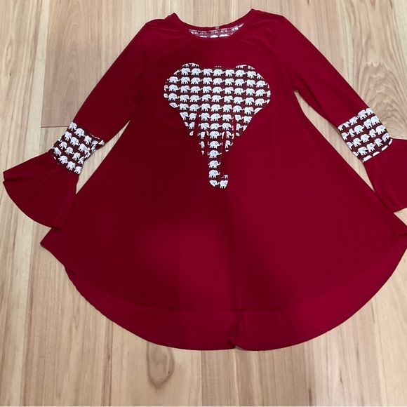 Alabama Tunic with Elephant Design, Size Medium - Picture 2 of 7